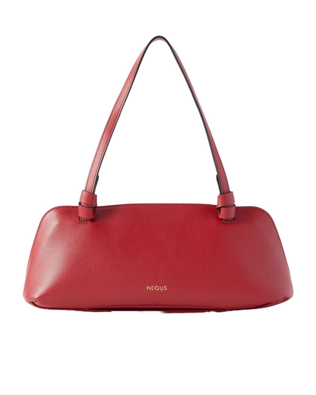 Neous Red Shoulder Strap Knotted Bag