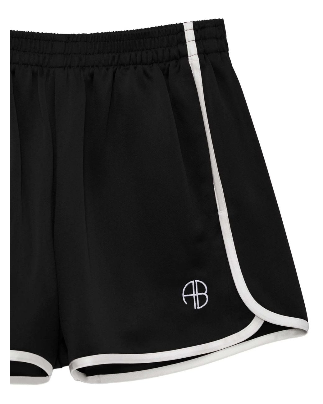 Anine Bing Black Athletic Shorts