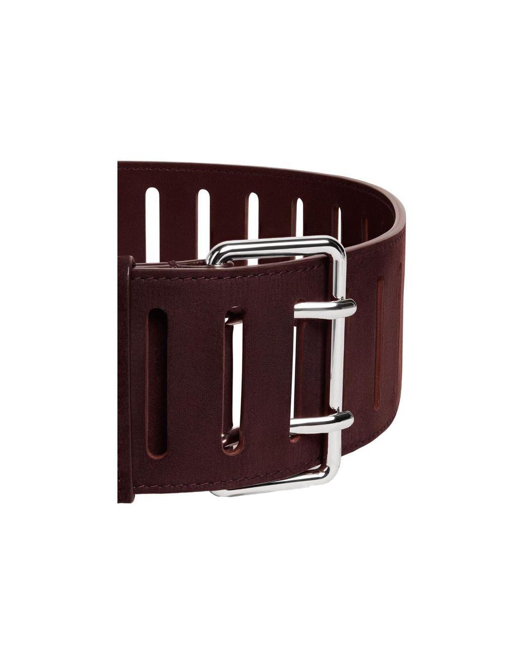 Alaïa Brown Rectangular Large Belt