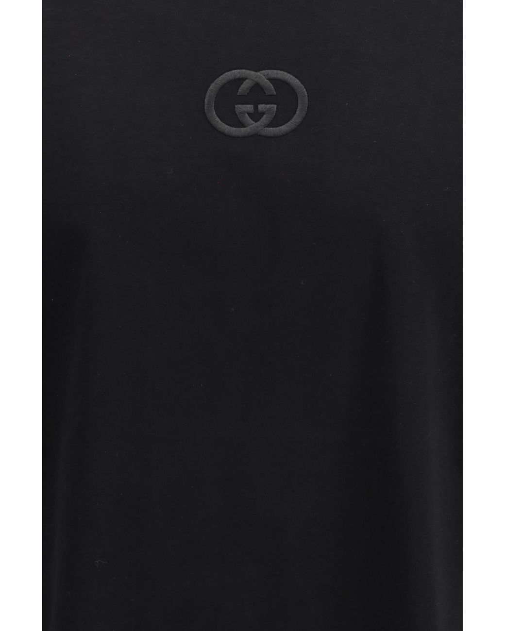 Gucci Black Cotton Jersey T-Shirt for men