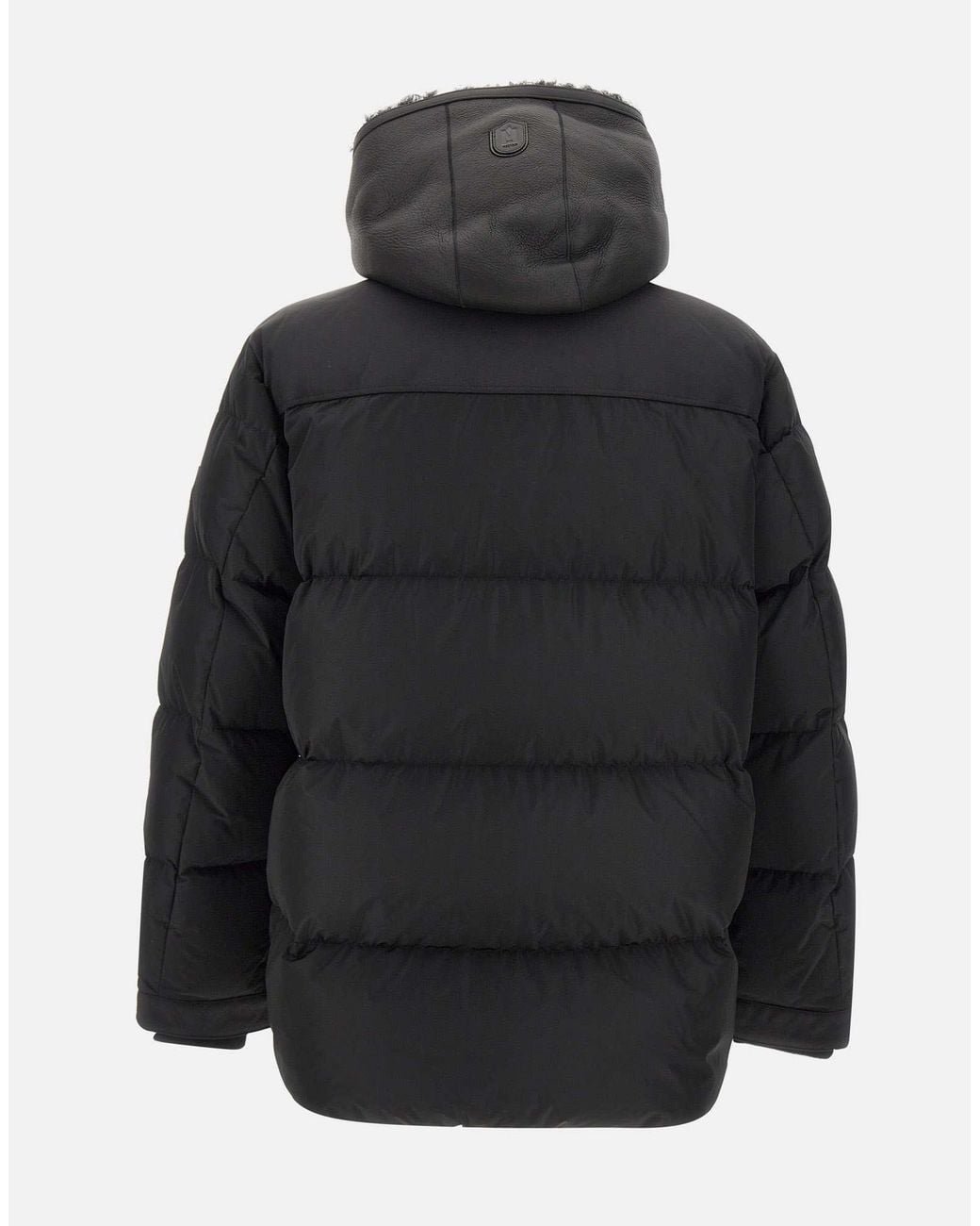Mackage Blue Riley Hooded Down Jacket for men