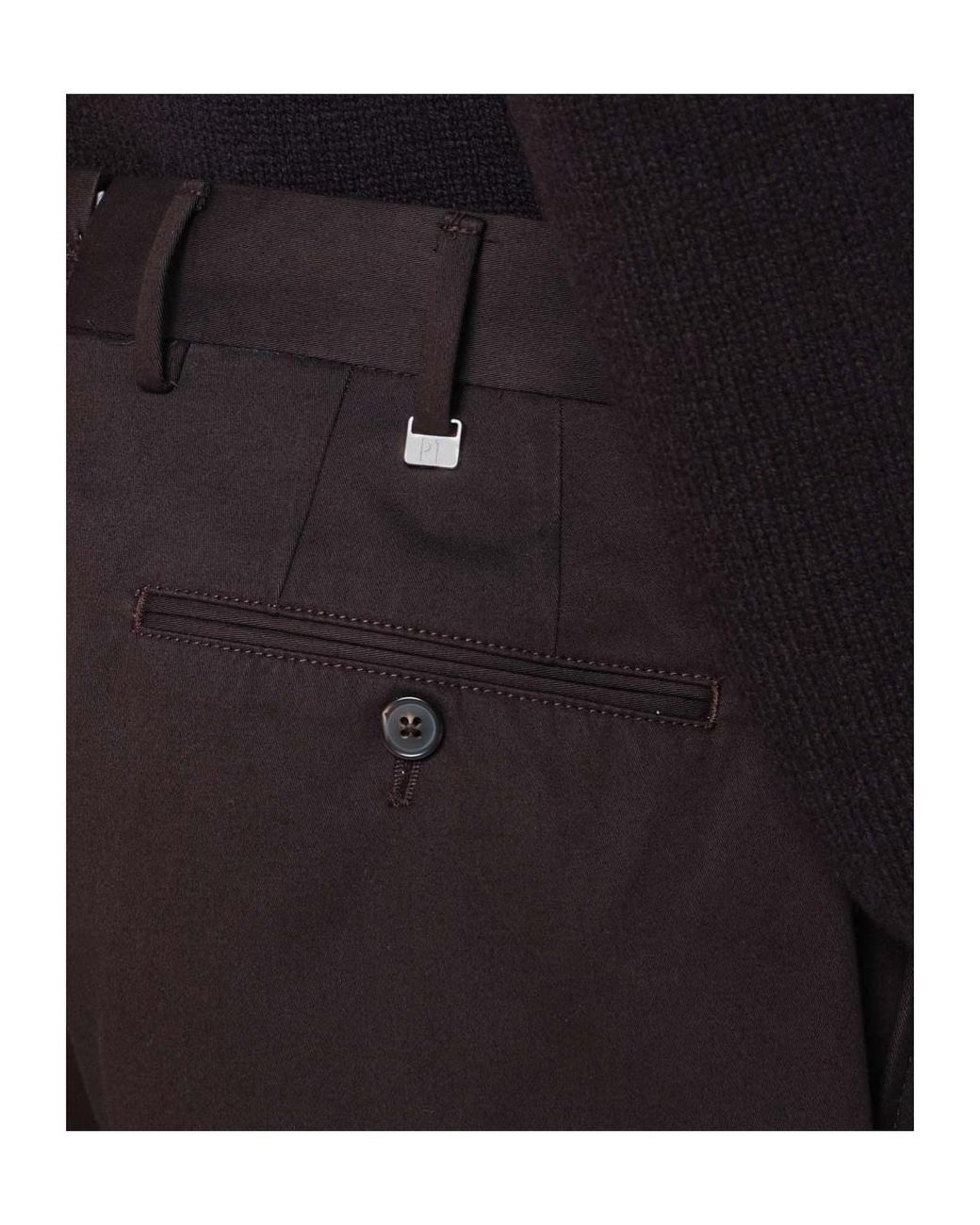 Pt Pantaloni Black Pt Torino Classic Tailored Pants for men