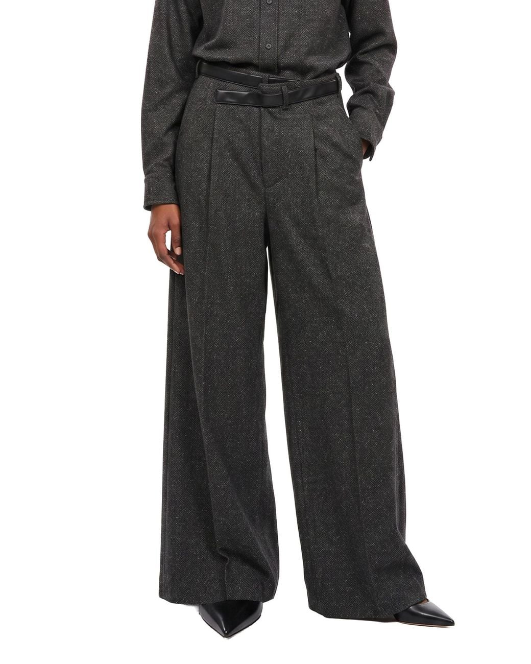 DARKPARK Gray Gaia Wide Leg Pants
