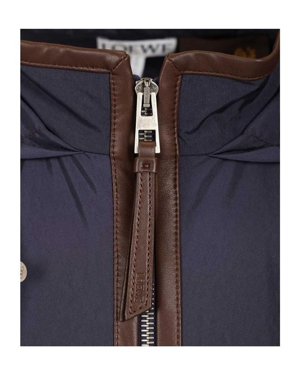 Loewe Blue Ripstop Hooded Jacket for men