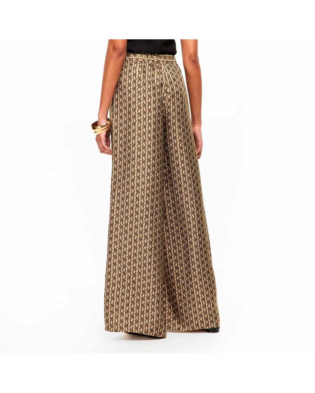 Max Mara Natural Wide Leg Casual Pants