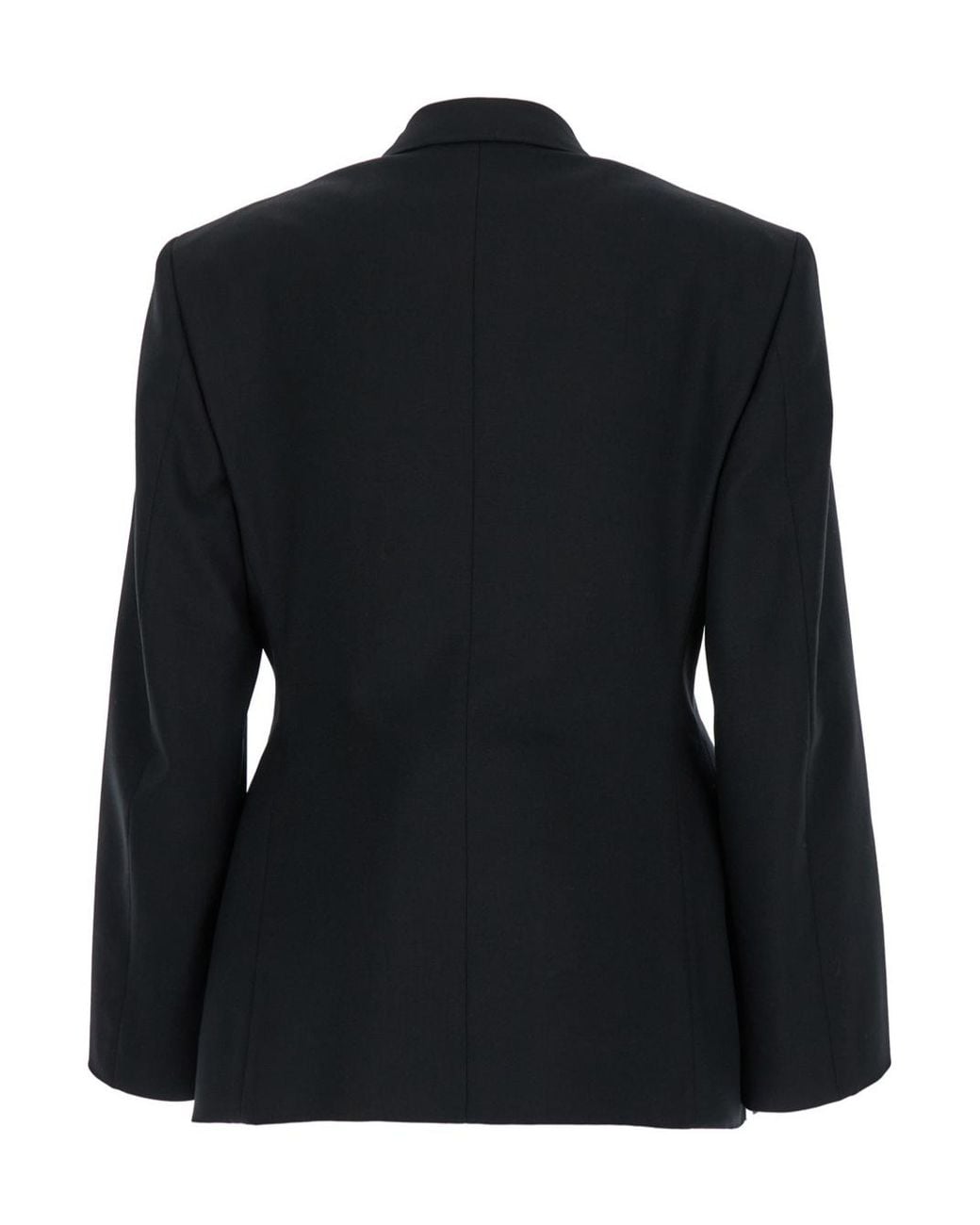 Balenciaga Black バレンシアガ アワーグラス シングルブレスト ジャケット