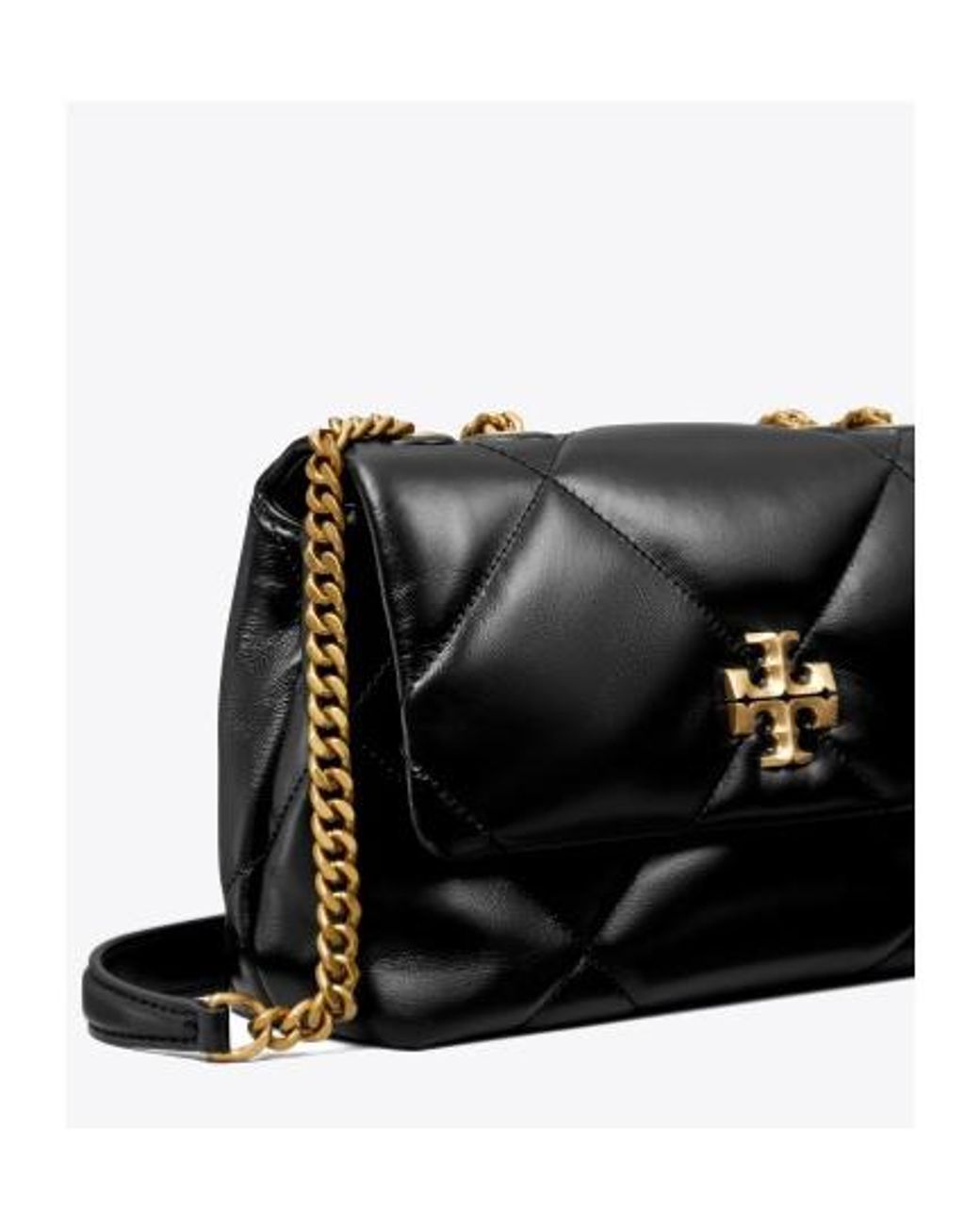 Tory Burch Black Small Quilted Shoulder Bag