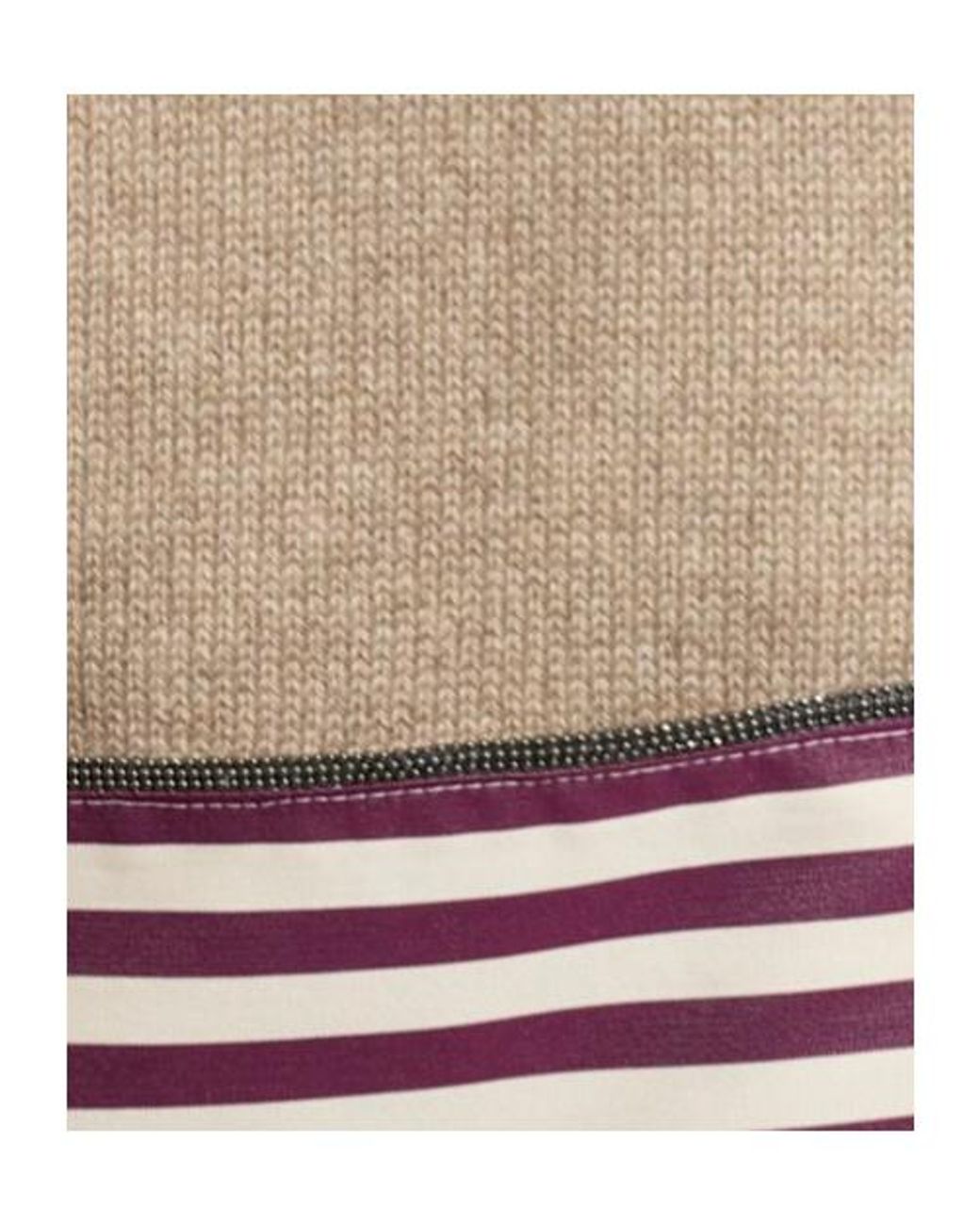 Brunello Cucinelli Natural Cashmere Turtleneck Sweater