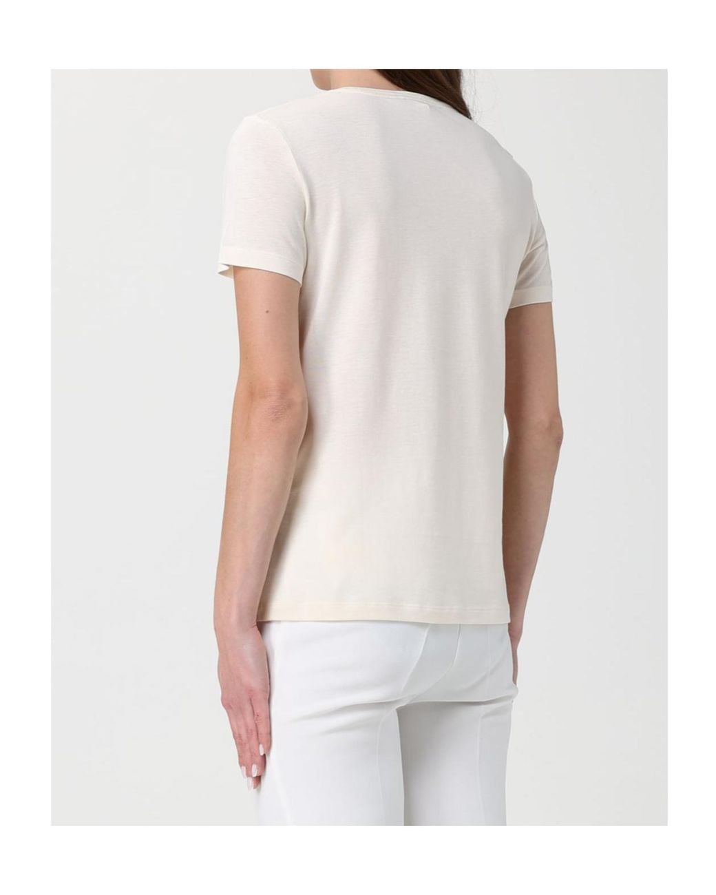 Ralph Lauren White Lauren Crest Logo T-Shirt