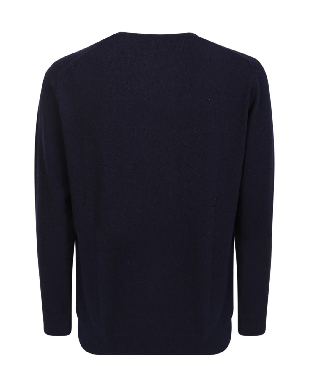 Barbour Blue V-Neck Knit Jumper for men