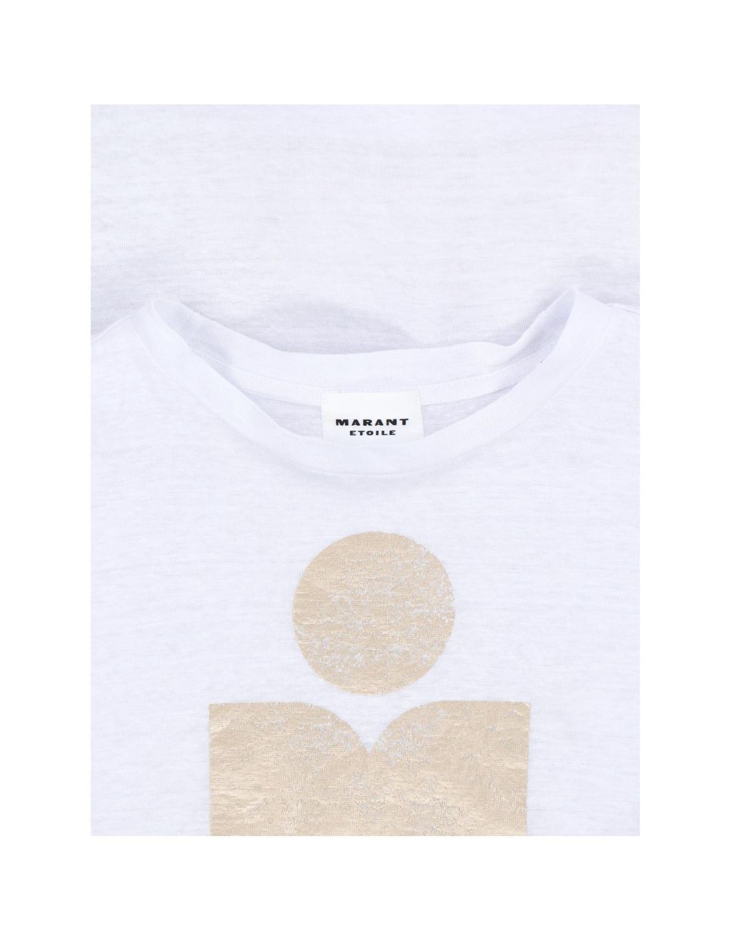 Isabel Marant White Isabel Marant Étoile Logo Print T-Shirt