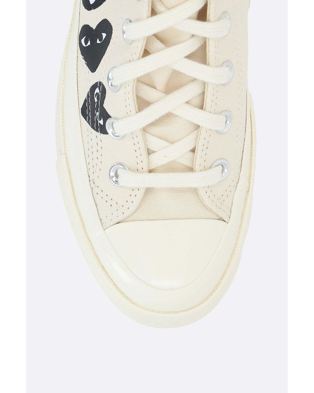 COMME DES GARÇONS PLAY Natural Chuck High Top Sneakers for men