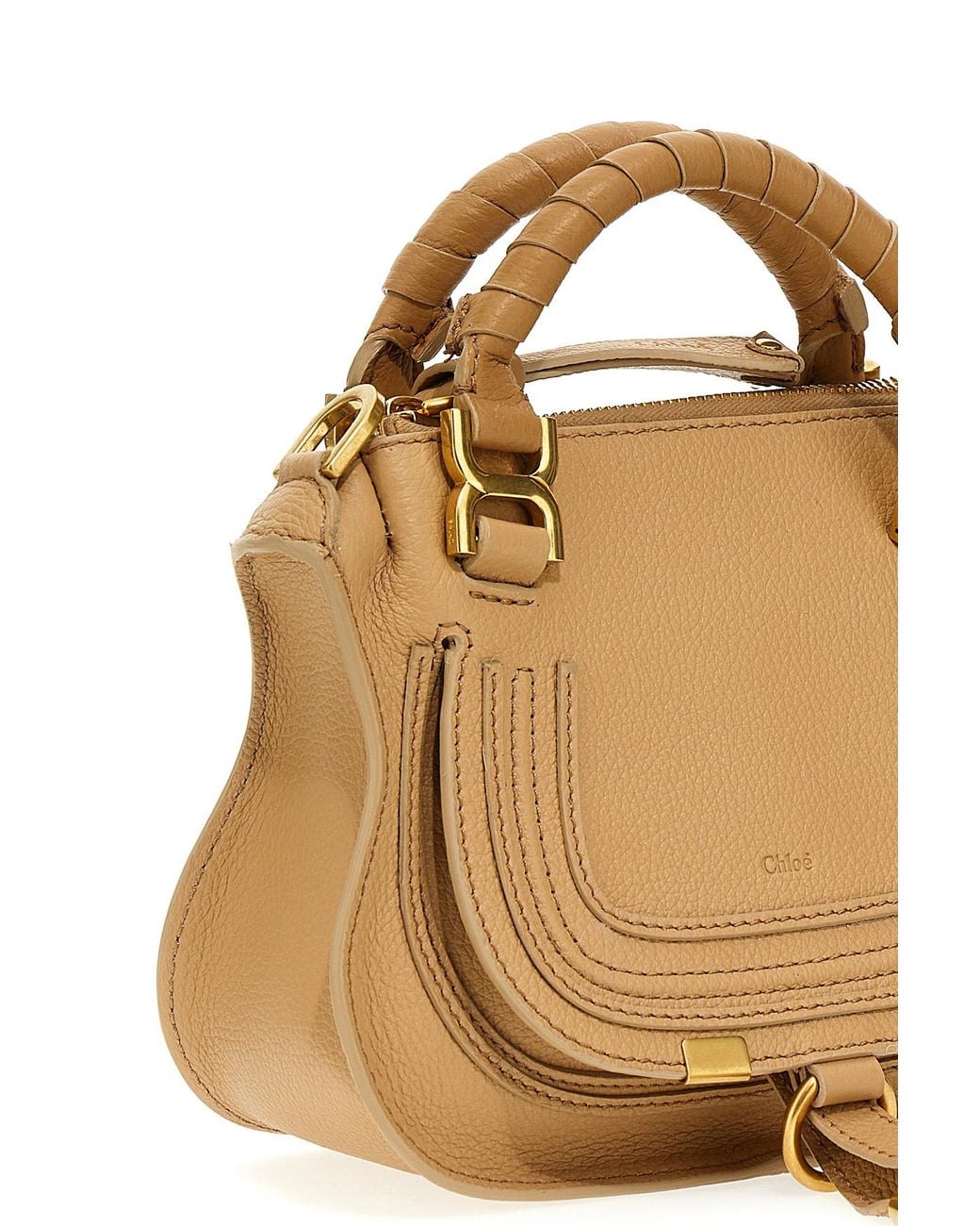 Chloé Natural Logo Shoulder Bag