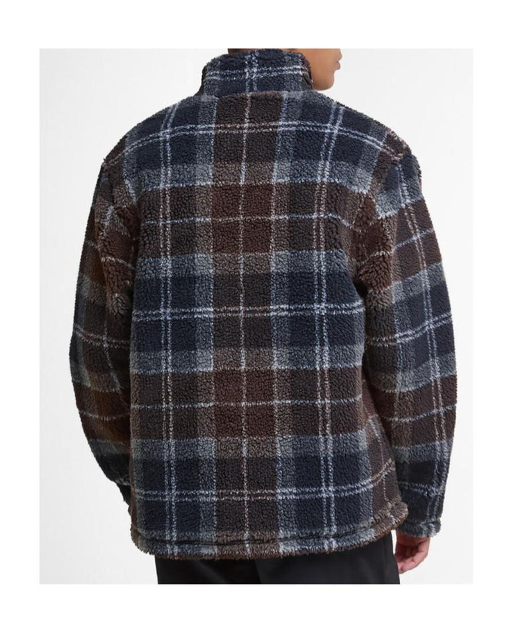 Barbour Black Plaid Jacket for men
