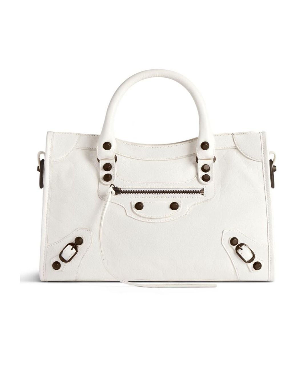 Balenciaga Natural Le City Small Top Handle Bag