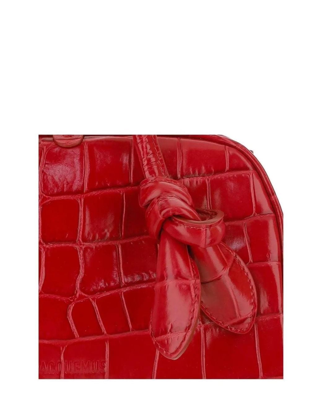 Jacquemus Red Le Petit Turismo Shoulder Bag