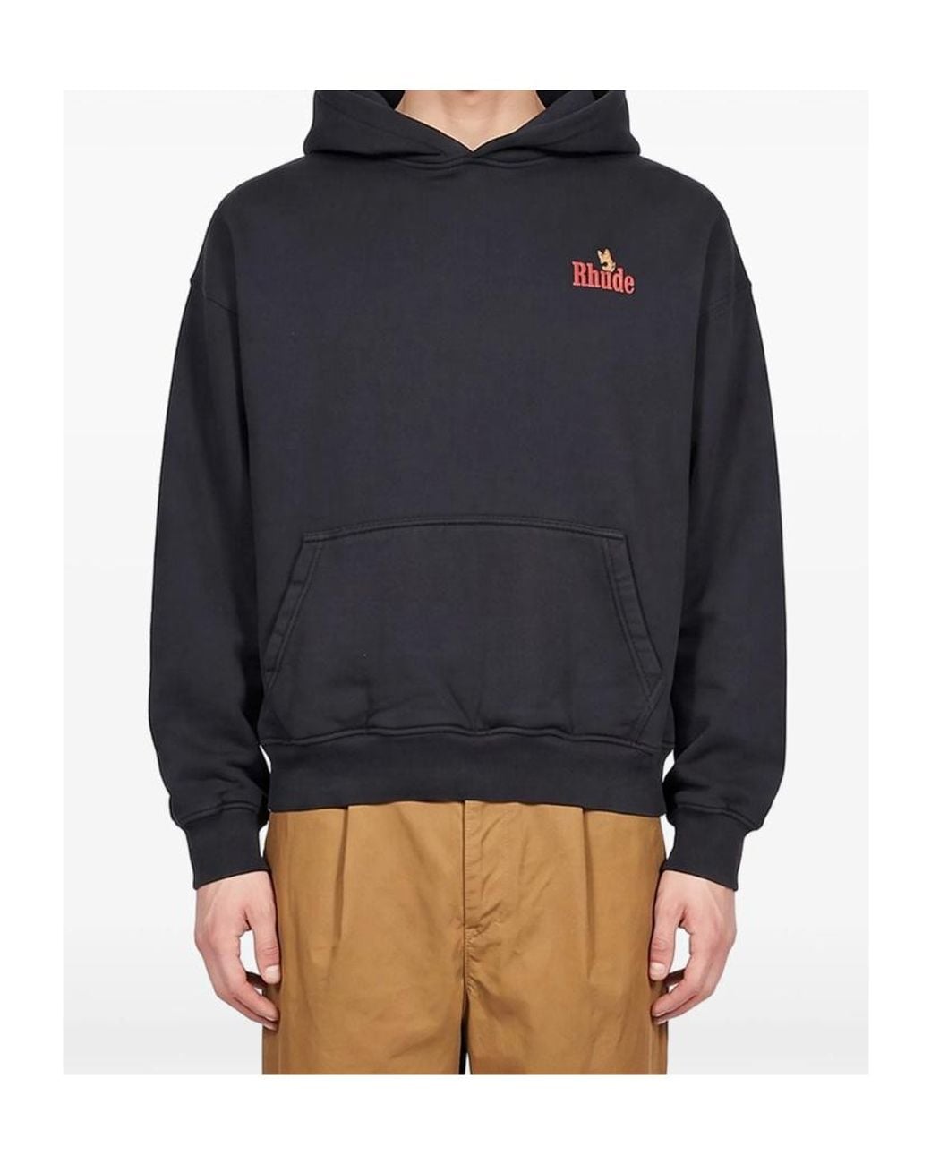 Rhude Blue American Spirit Hoodie for men