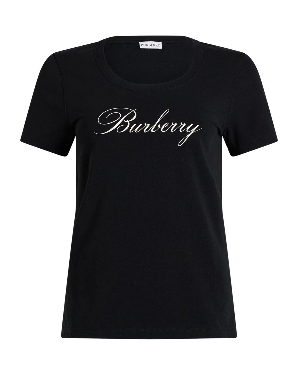 Burberry Black Minimal Printed T-Shirt