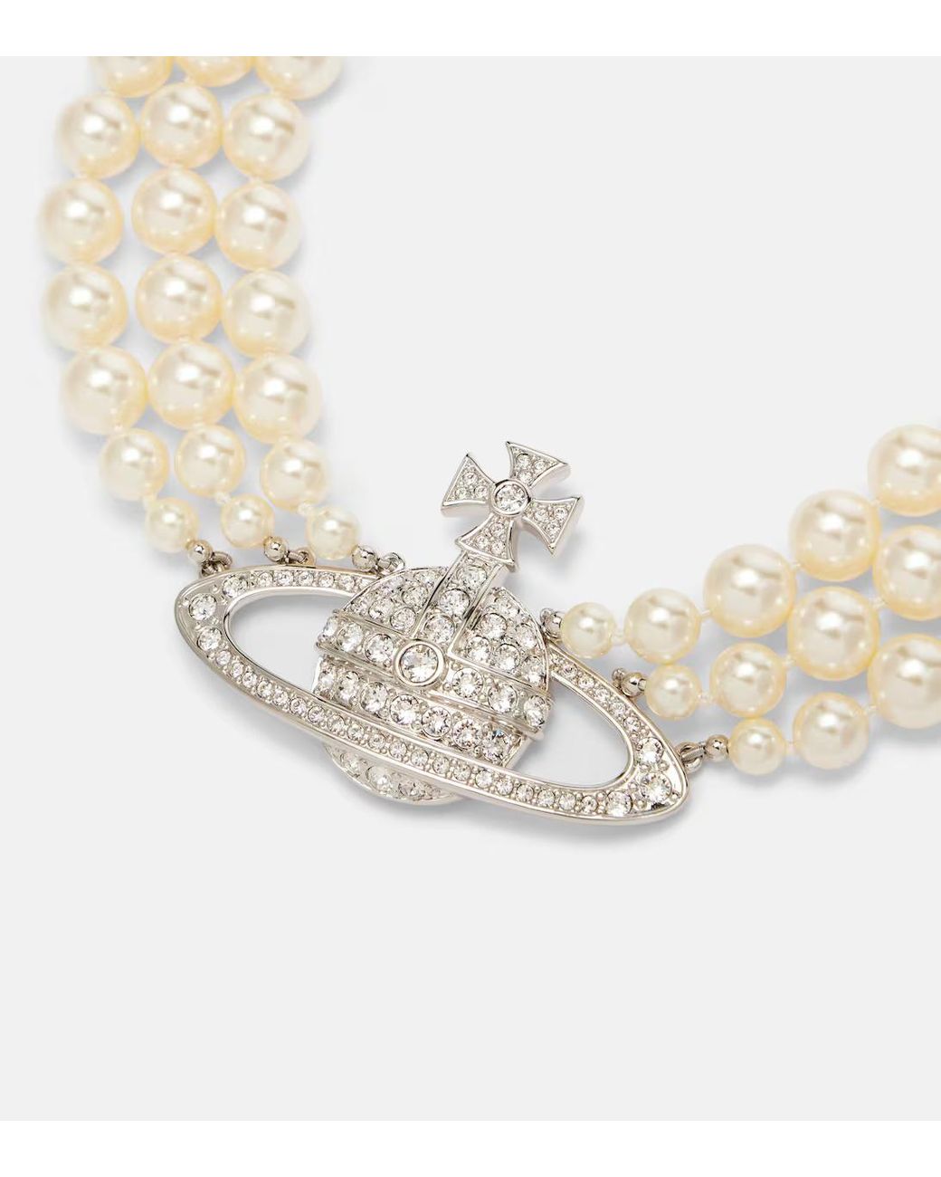 Vivienne Westwood Metallic Embellished Choker