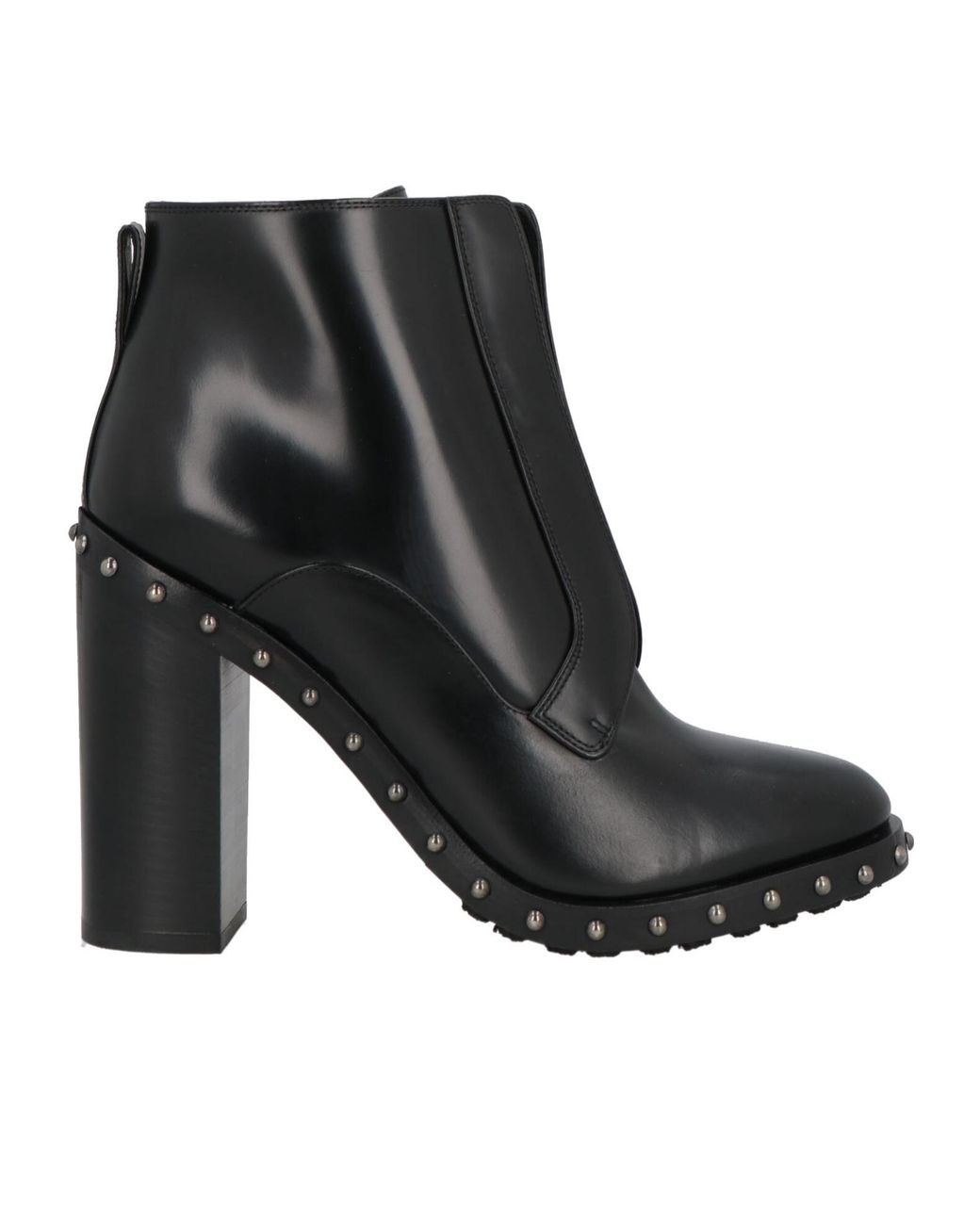 Dolce & Gabbana Black Solid Color Ankle Boots