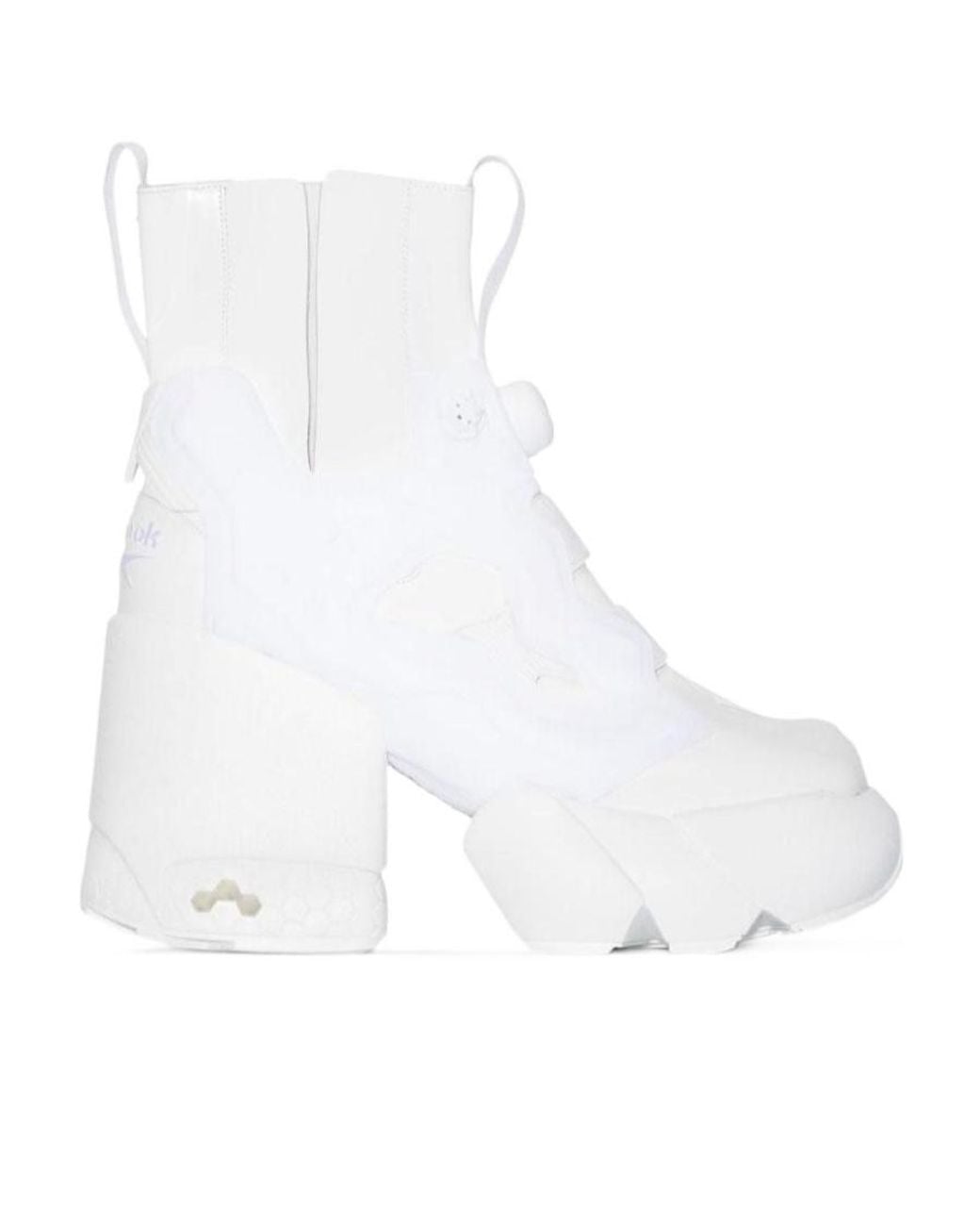 Maison Margiela White X Reebok Tabi Instapump Fury Hi Boots