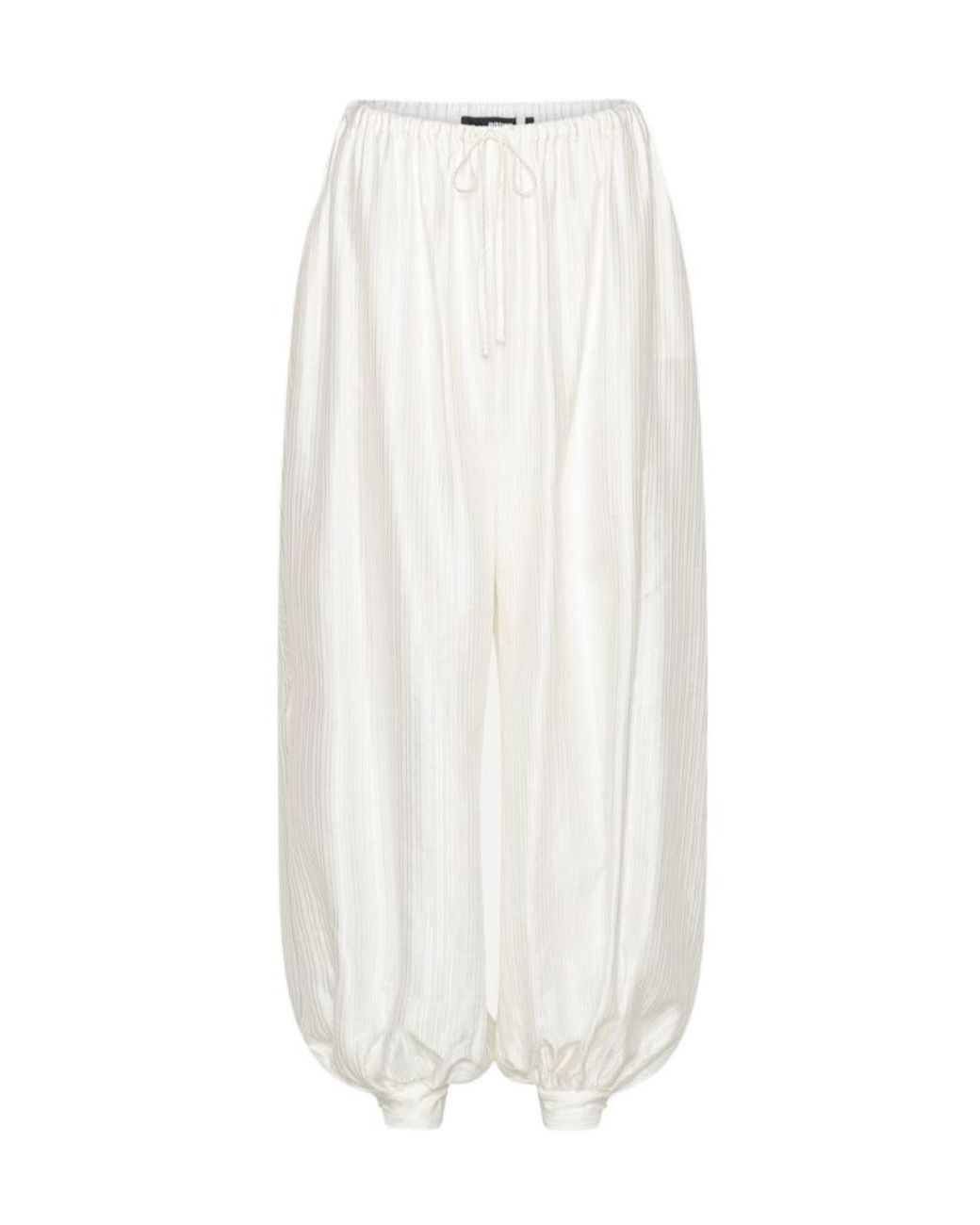 ROTATE BIRGER CHRISTENSEN White Striped Balloon Pants