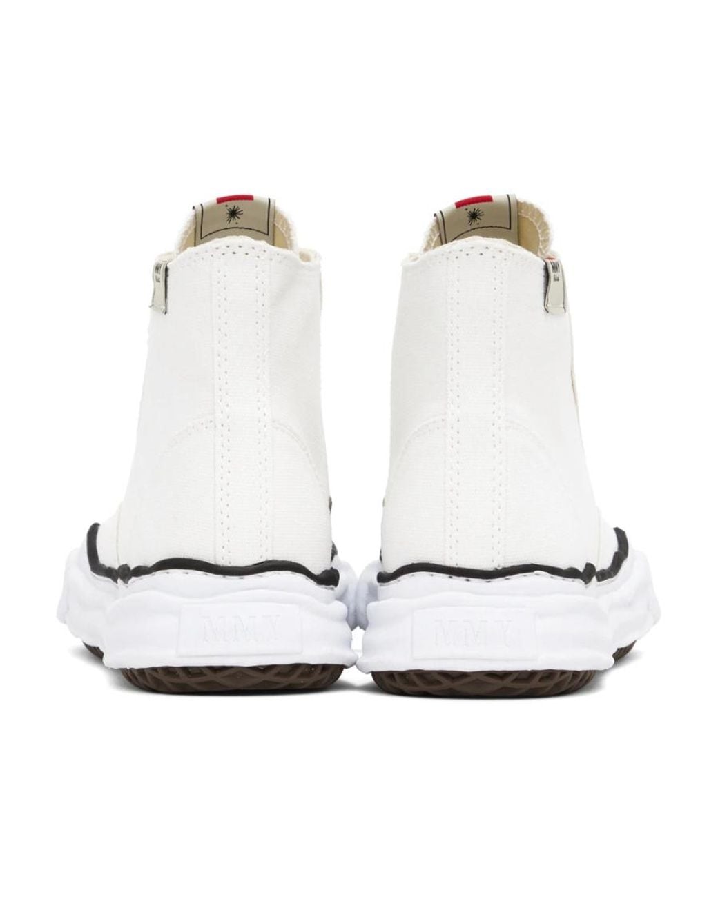 Maison Mihara Yasuhiro White Peterson High-Top Sneakers for men