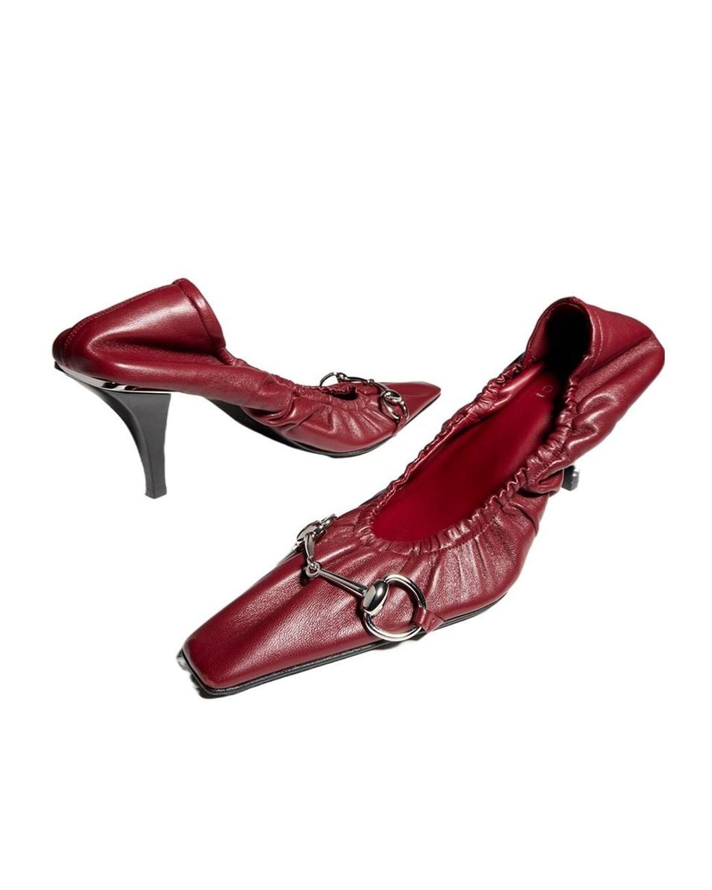 Gucci Pink Vittoria Pump With Elastic