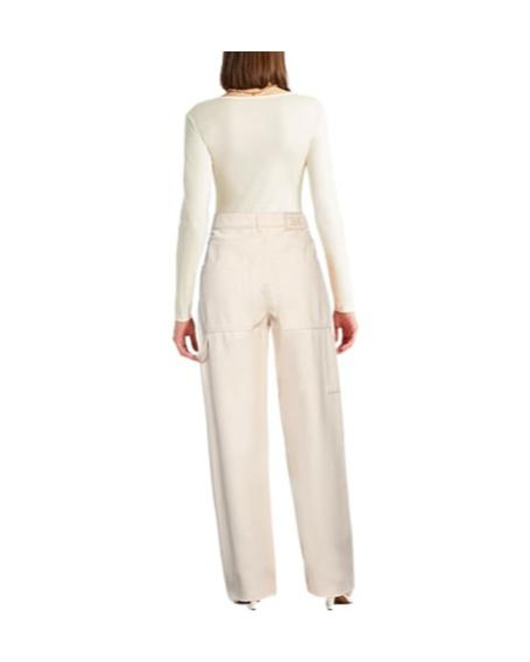 Isabel Marant White Straightleg Knit Pants