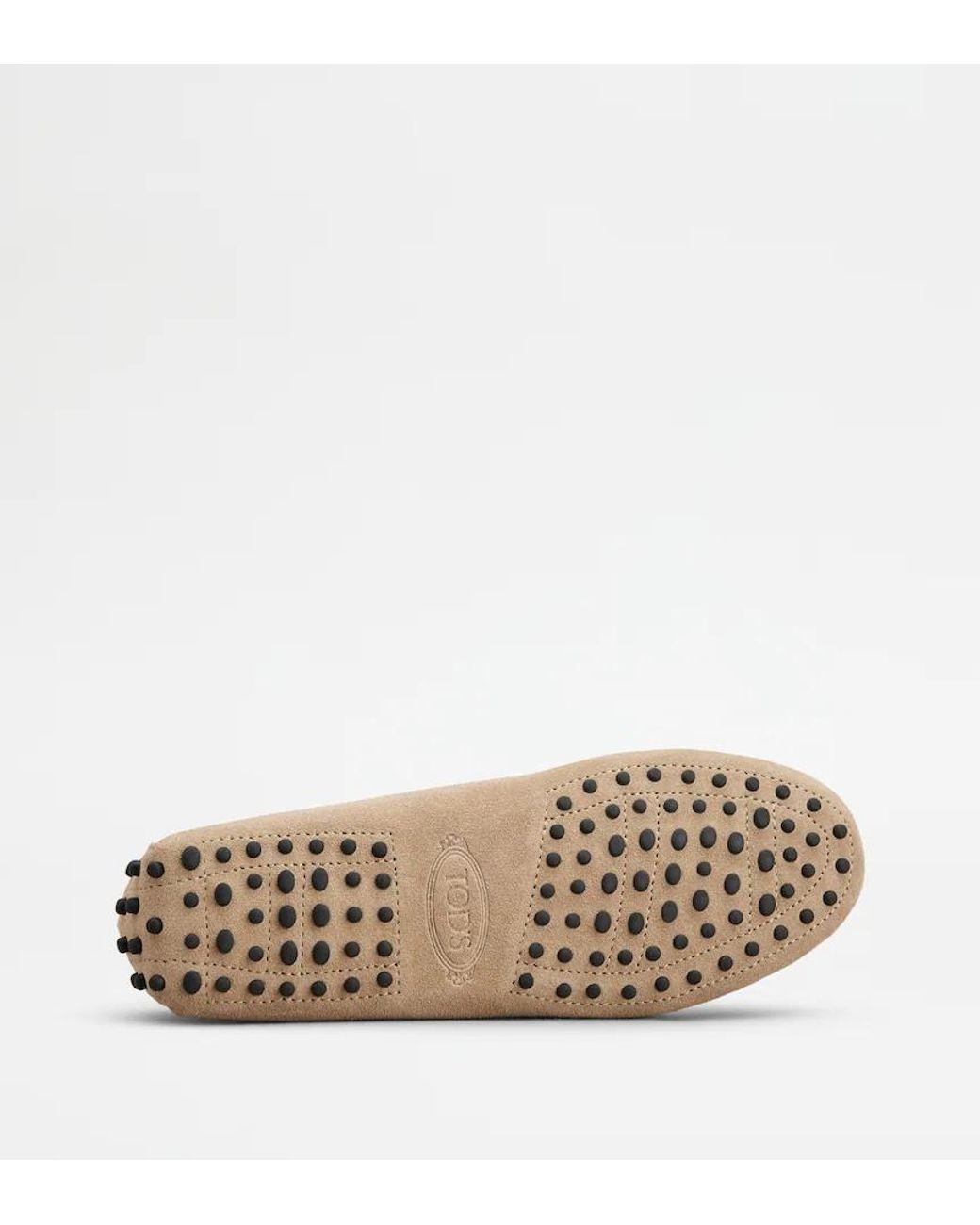 Tod's Brown Kate Gommino Suede Loafers