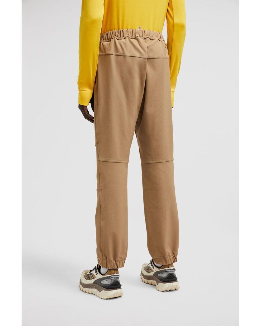 Moncler Natural Twill Trousers for men