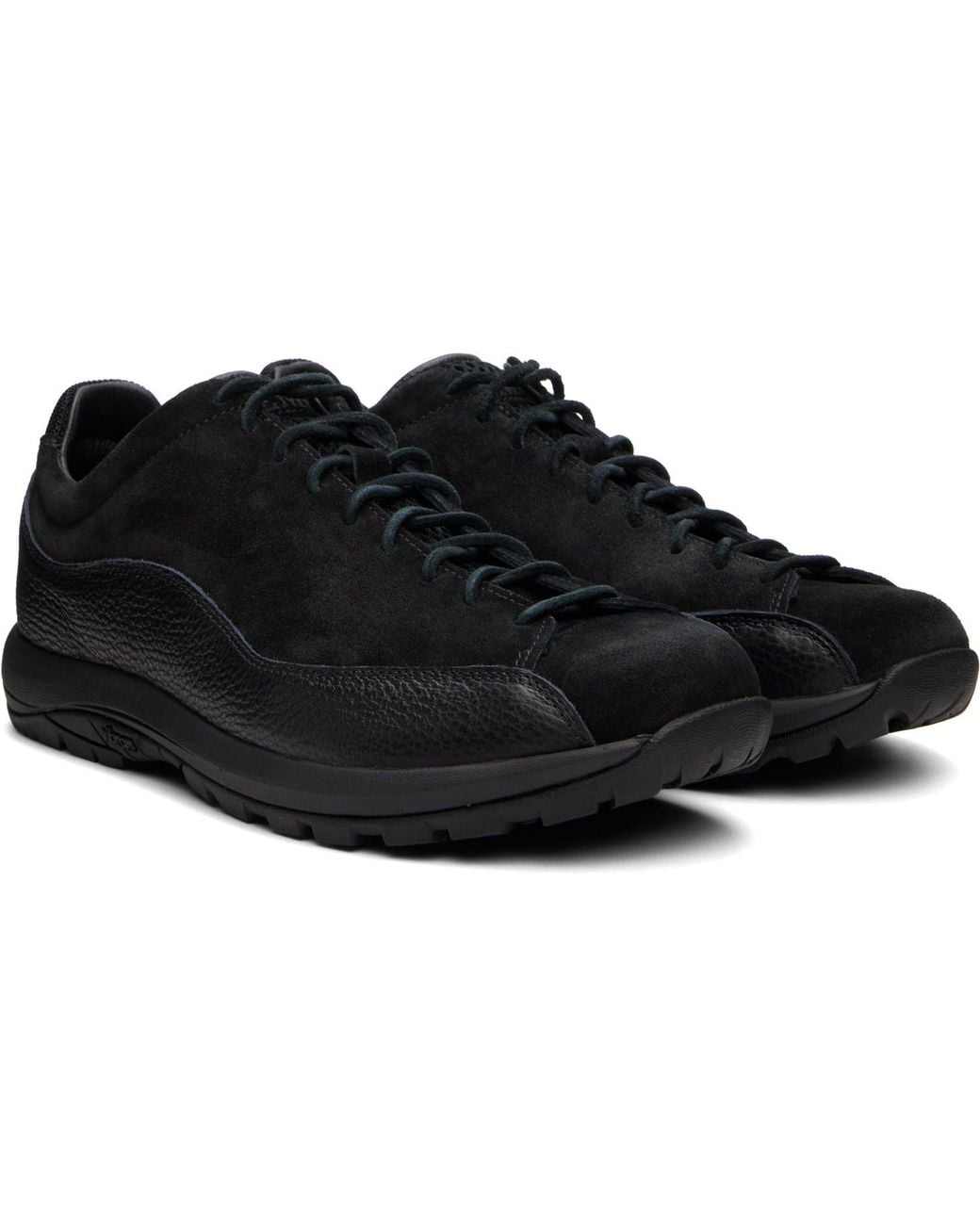 Diemme Black Bardolino Suede Sneakers for men