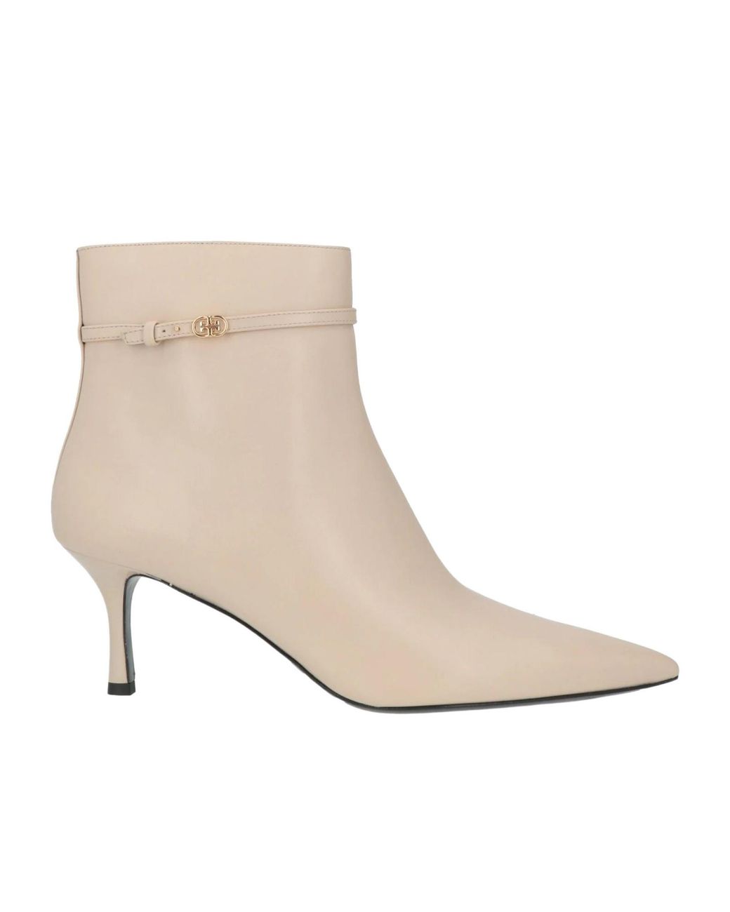 Tory Burch Natural Ankle Boots