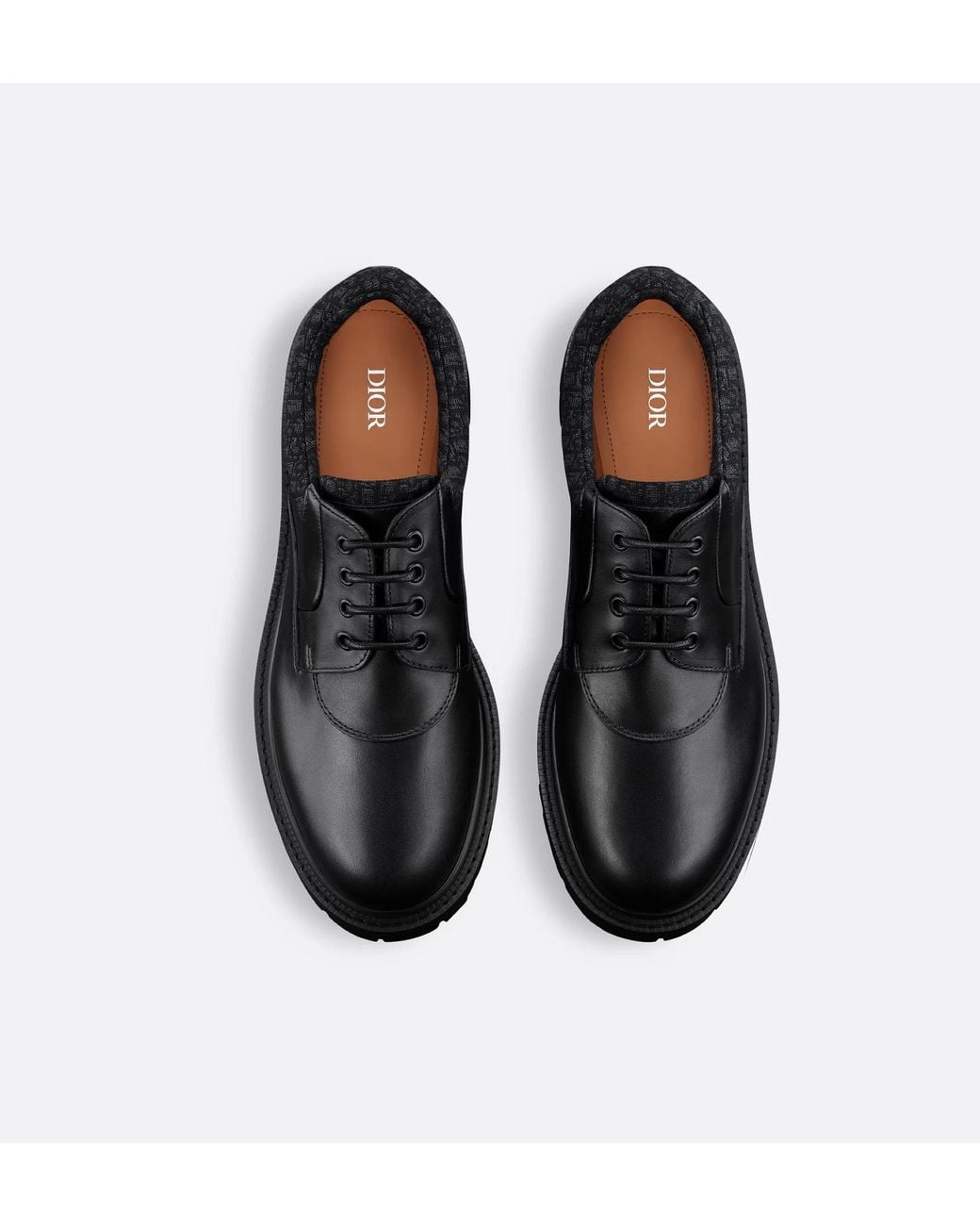Dior Black Homme Explorer Iii Derby Shoes for men