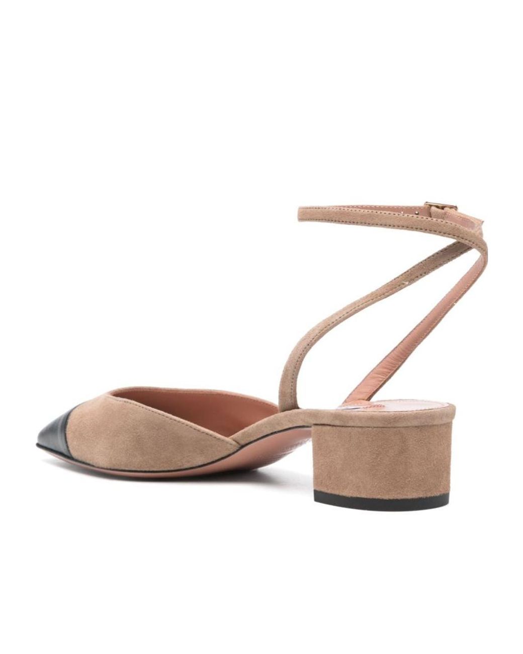 Aquazzura Natural French Flirt Square Toe Pumps