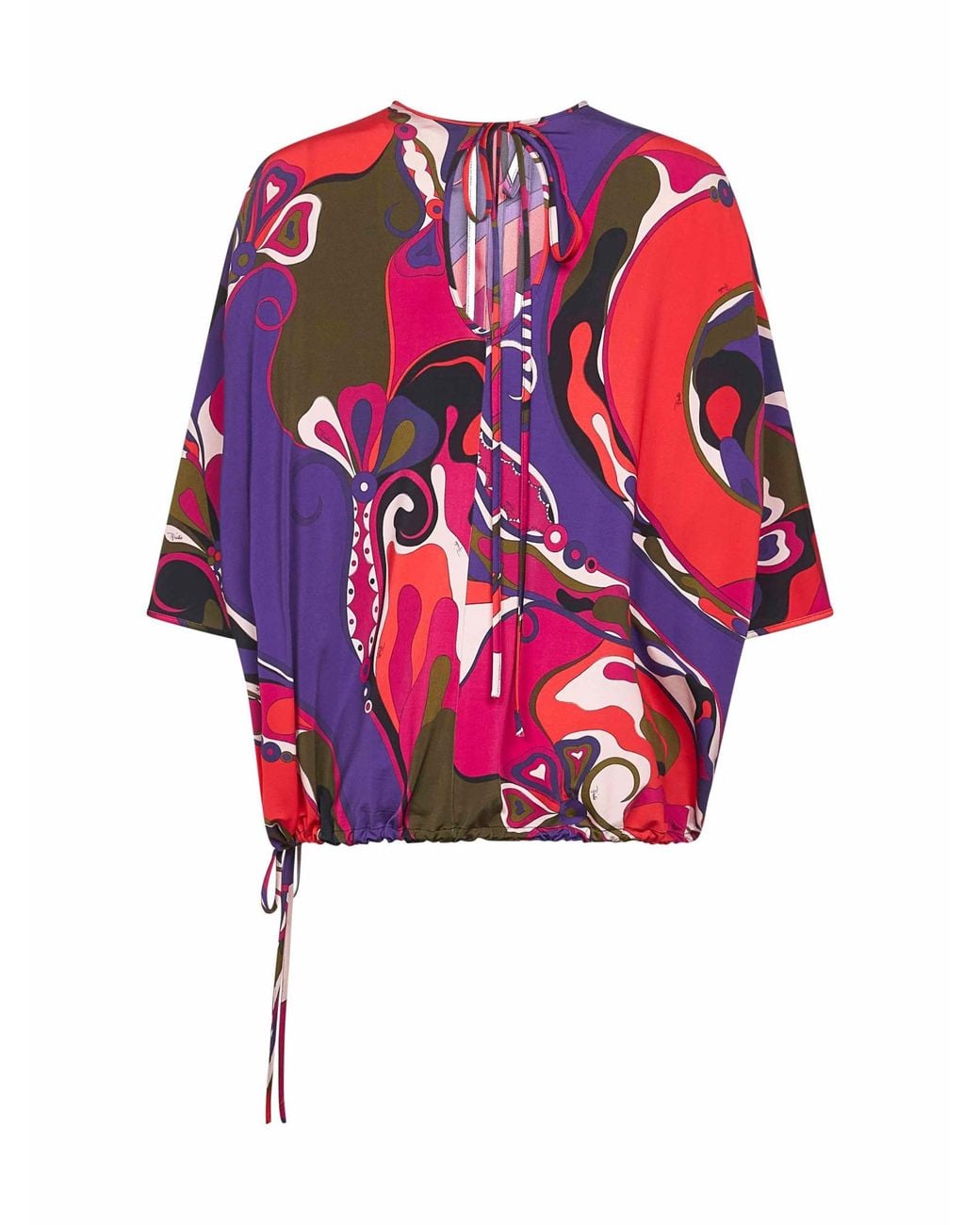 Emilio Pucci Red Pucci Fitted Sleeveless Top