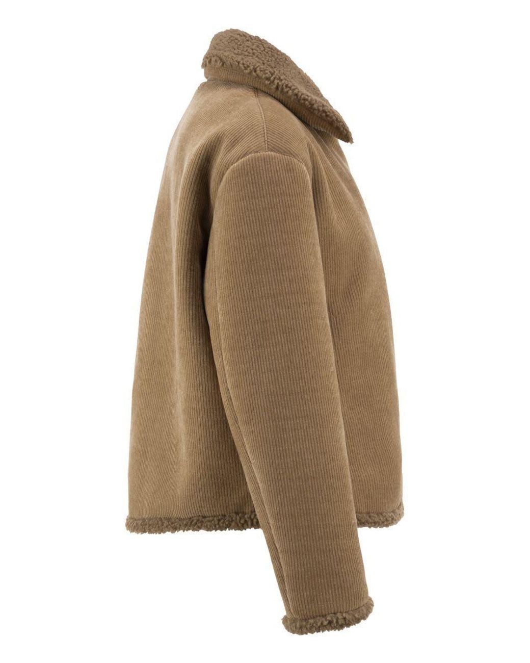 Herno Brown Long-Sleeve Casual Jacket