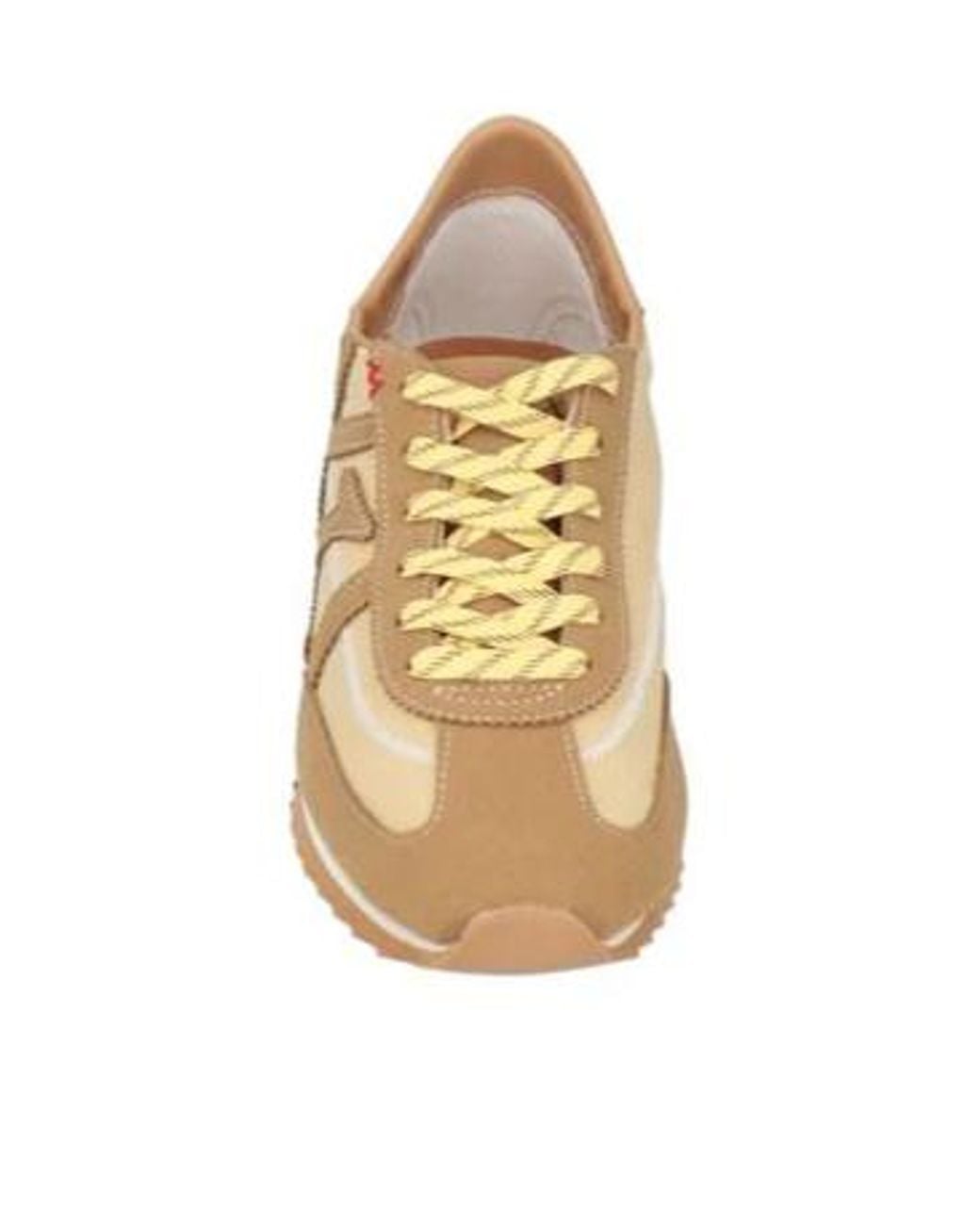 MAX&Co. Natural Two-Tone Low-Top Casual Sneakers