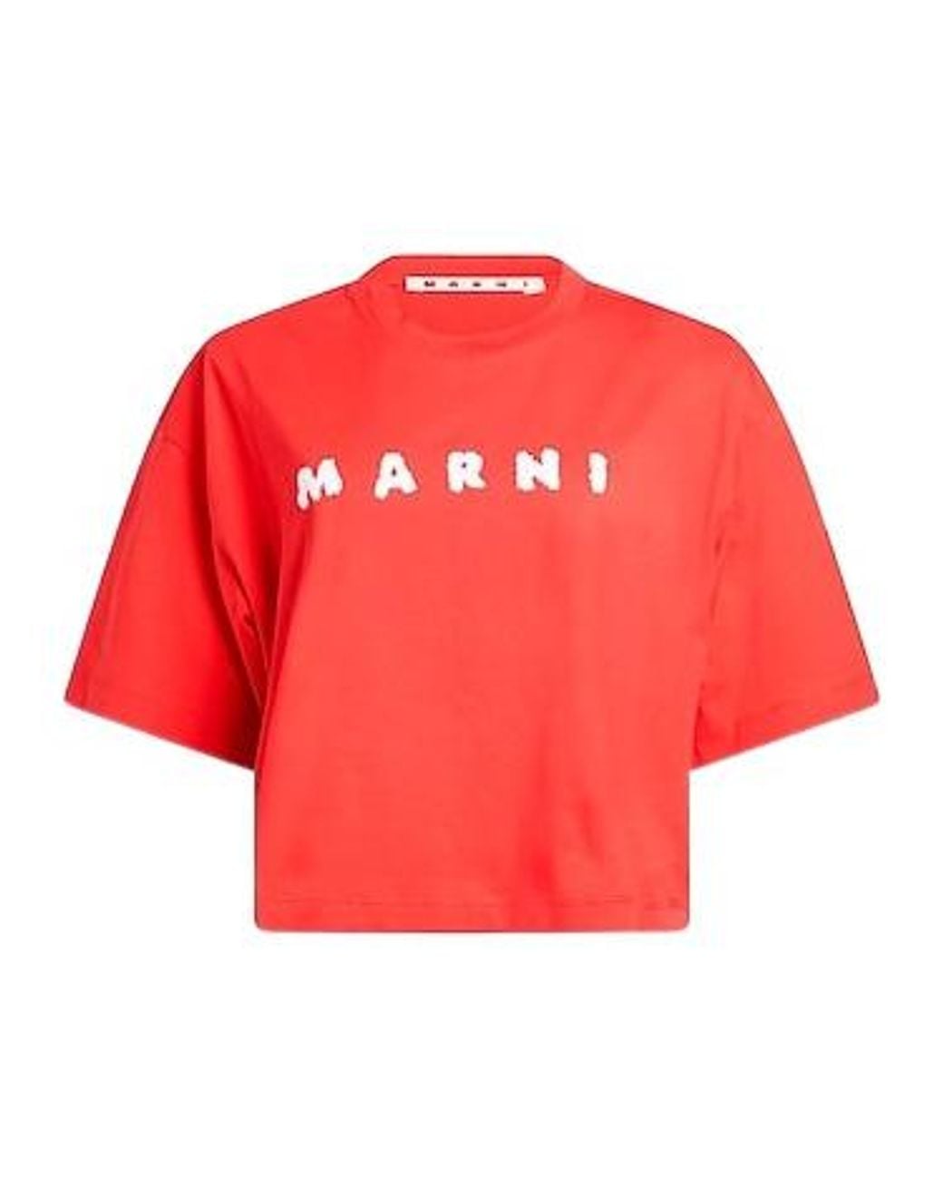 Marni Red Printed Shortsleeve Tshirt