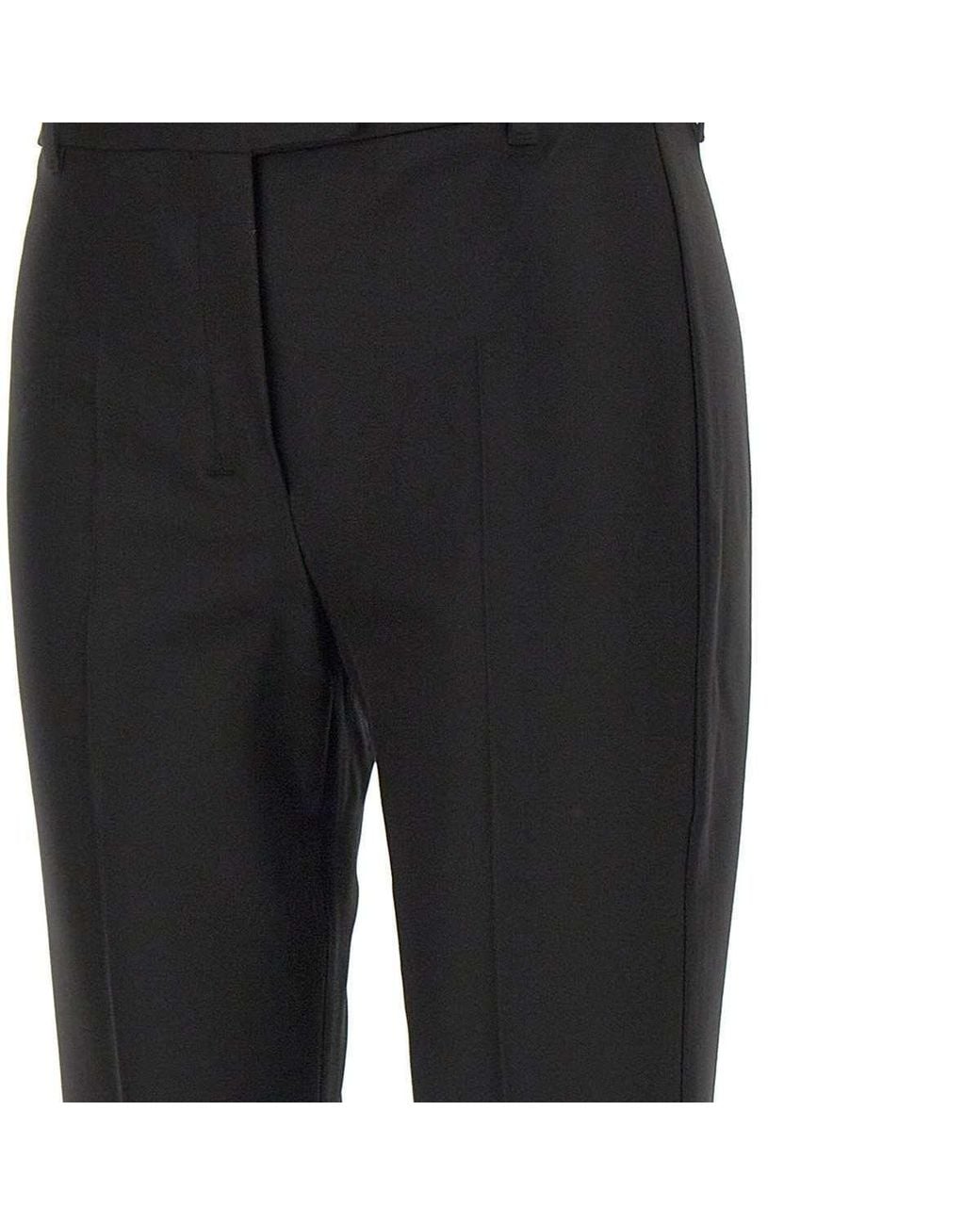 Max Mara Black 'S Fatina Pleat Detailed Slim Fit Trousers