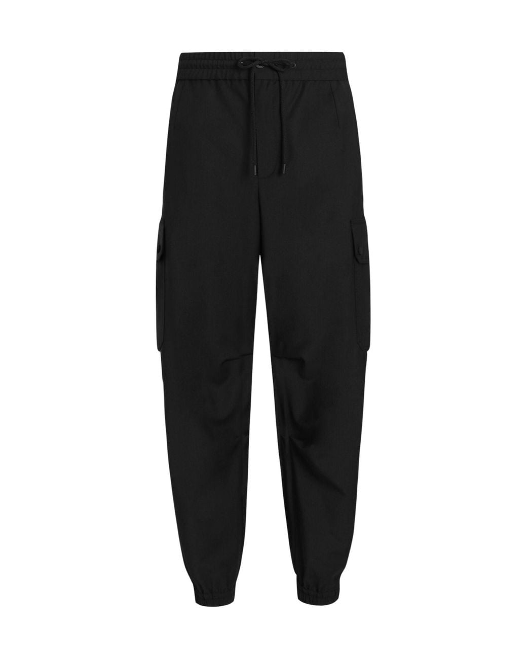 Dolce & Gabbana Black Elastic Waist Jogging Pants for men