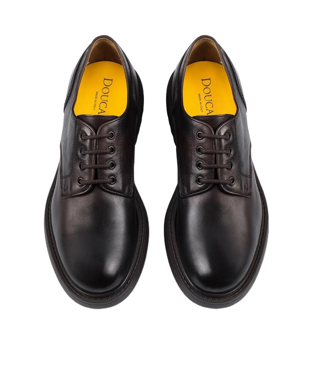 Doucal's Brown Triumph Lace-Up Shoes for men