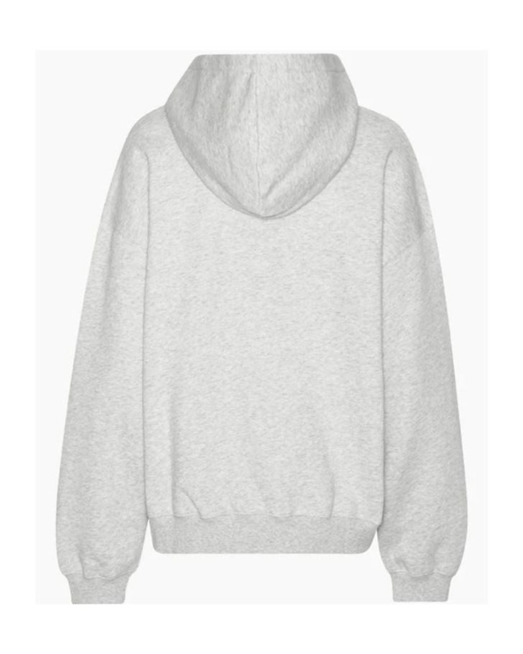 ROTATE BIRGER CHRISTENSEN Gray Logo-Print Hoodie