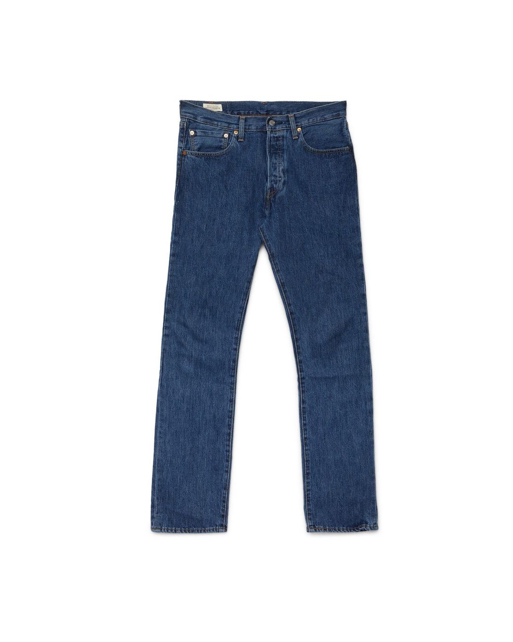 Levi's Blue 501 Original Fit Straight-Leg Jeans for men