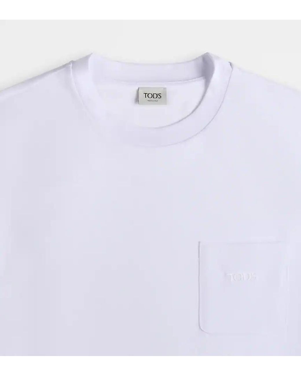 Tod's White Crew Neck T-Shirt for men