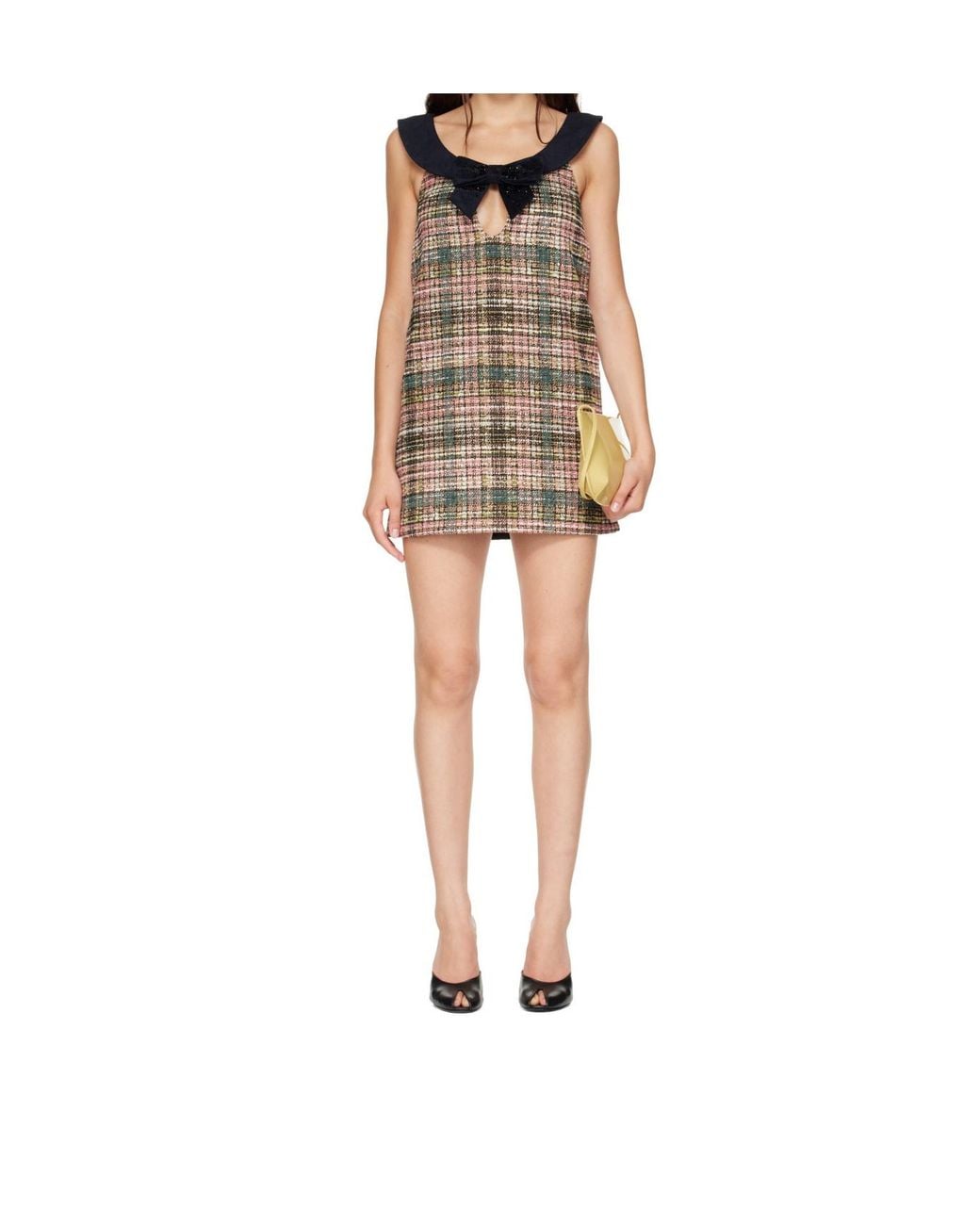 ShuShu/Tong Natural Plaid Dress