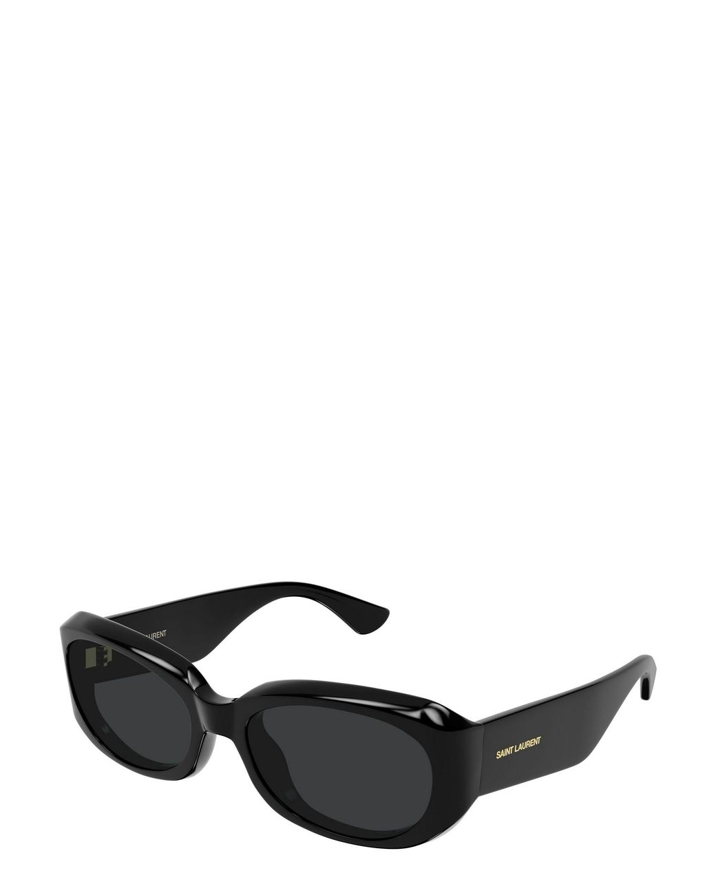 Saint Laurent Black Eyewear Oval Frame Sunglasses for men