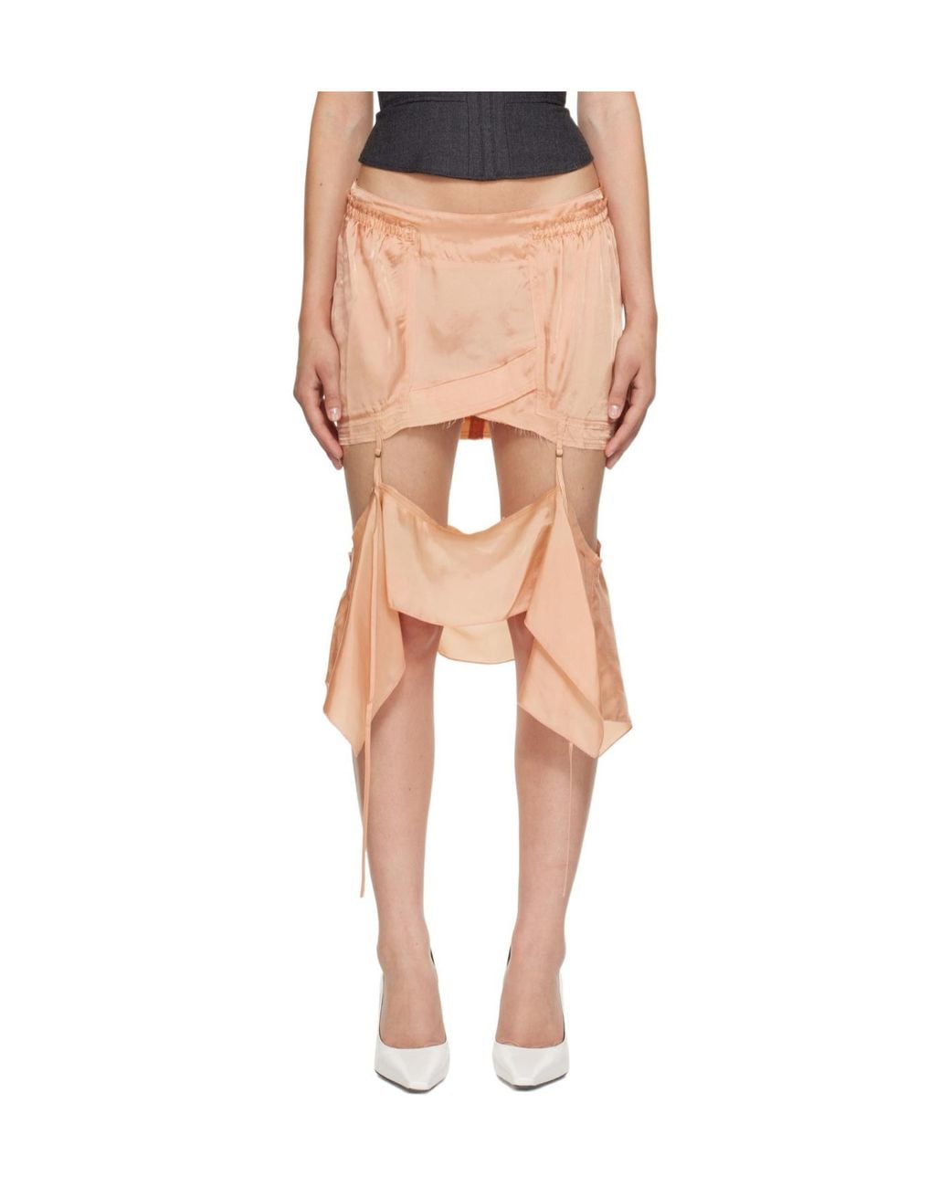 KNWLS Pink Paneled Skirt