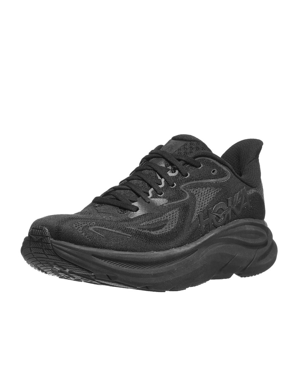 Hoka One One Black Clifton 10 Running Shoes for men