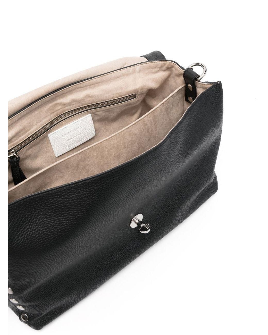 Zanellato Black Daily Pebbled Tote Bag